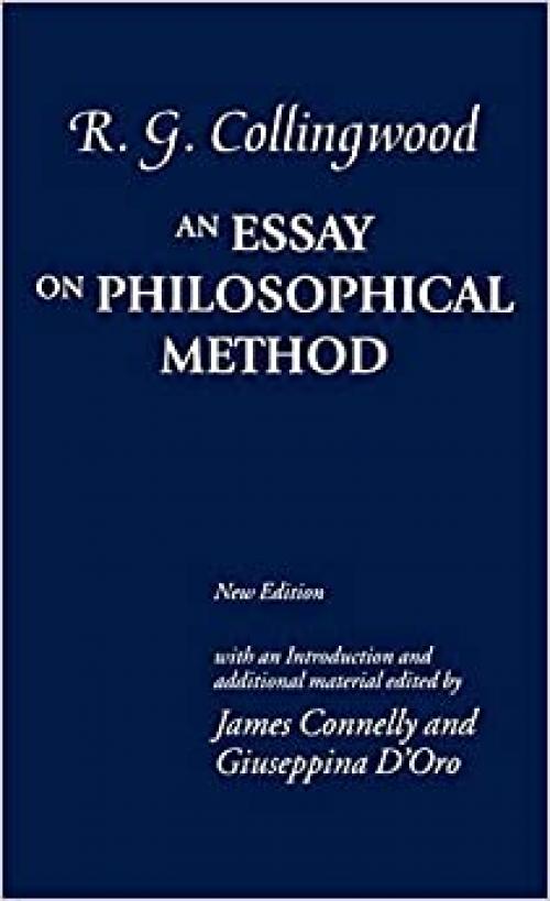  An Essay on Philosophical Method 