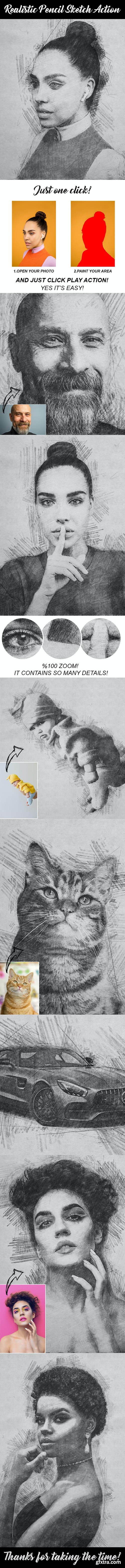 GraphicRiver - Realistic Pencil Sketch Action 28984168