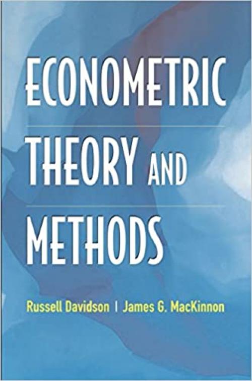  Econometric Theory and Methods 