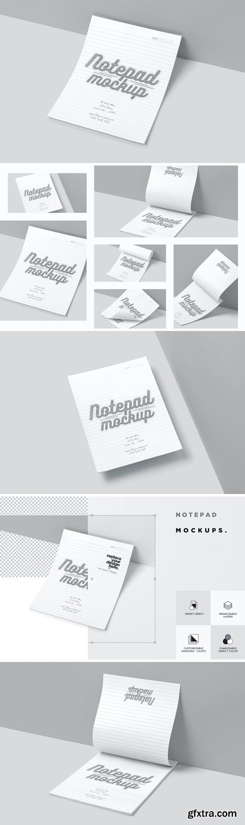 Notepad Mockups