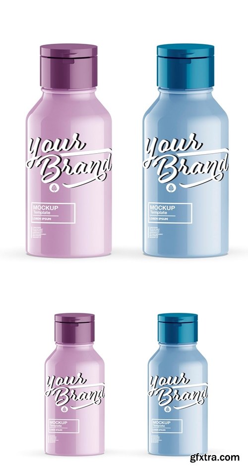 Glossy Soap Bottle Mockup