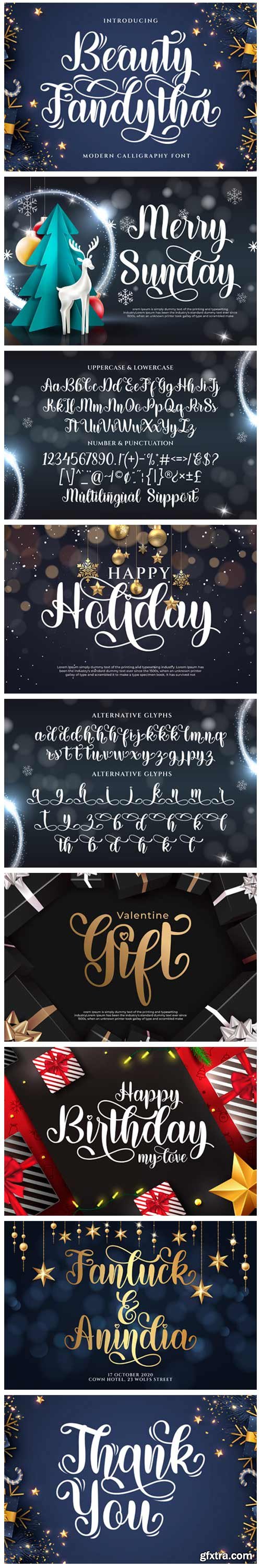 Beauty Fandytha Font