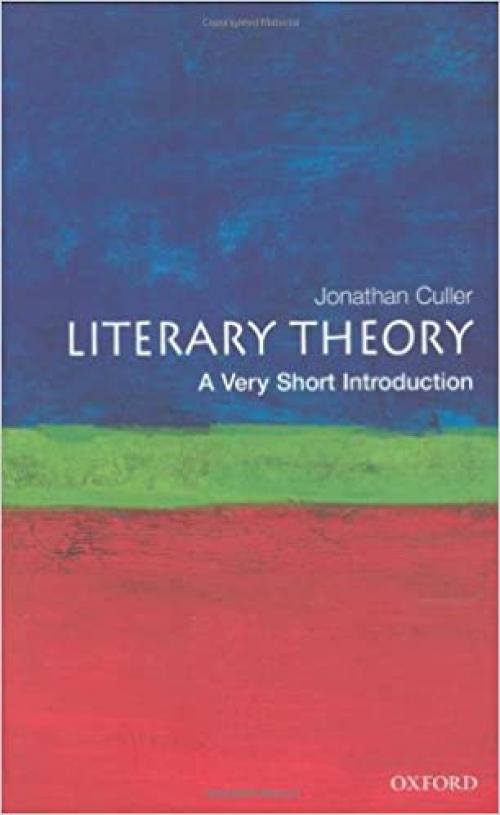  Literary Theory: A Very Short Introduction 