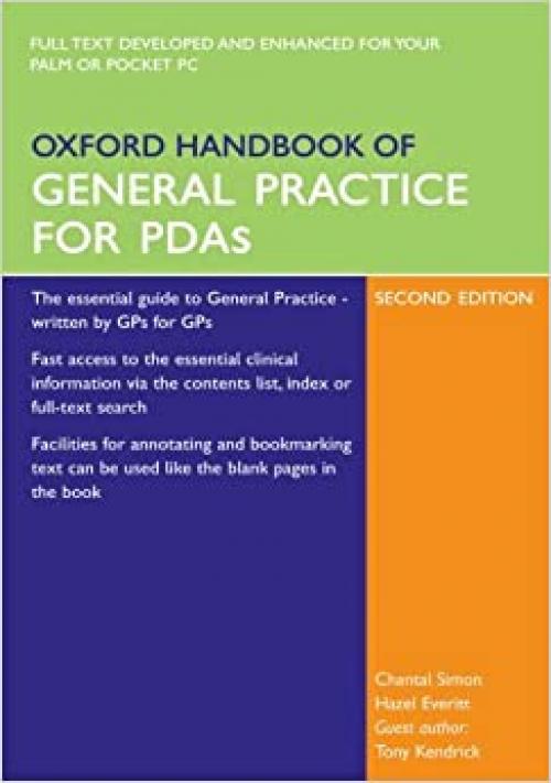  Oxford Handbook of General Practice for PDAs (Oxford Handbooks Series) 