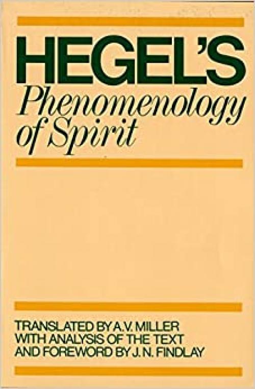  Phenomenology of Spirit 