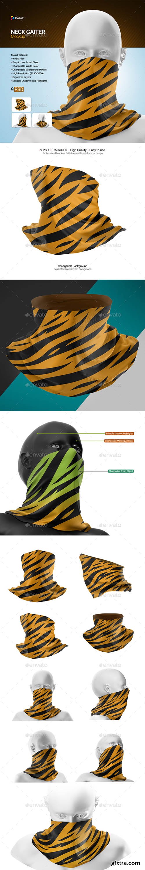 GraphicRiver - Neck Gaiter Mockup 29441032