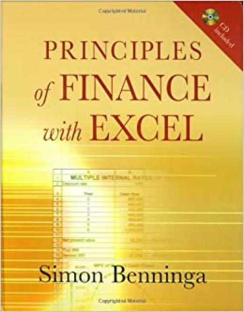  Principles of Finance with Excel: Includes CD 