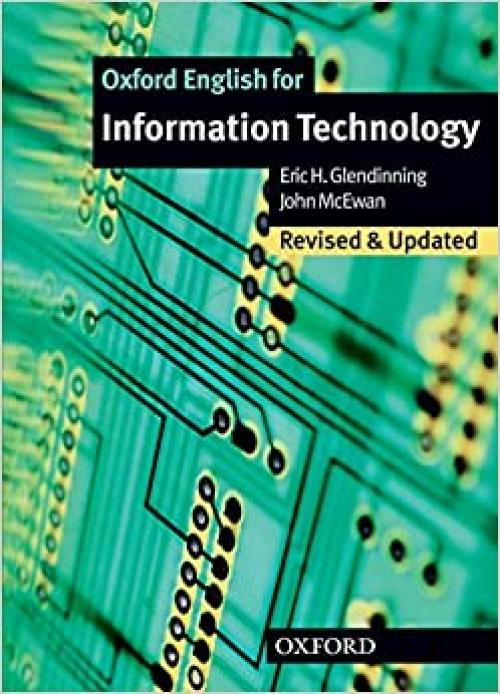  Oxford English for Information Technology: Student Book (English for Careers) 