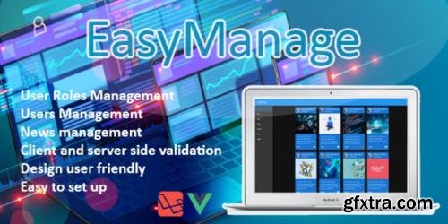 CodeSter - EasyManage v1.0 - Laravel Starter Kit - 21647