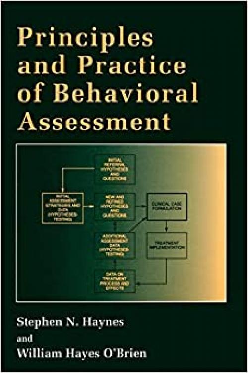  Principles and Practice of Behavioral Assessment (Applied Clinical Psychology) 