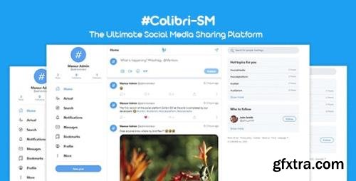 CodeCanyon - ColibriSM v1.0.8 - The Ultimate PHP Modern Social Media Sharing Platform (Update 18 January 21) - 26612898 - NULLED