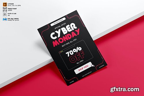 Cyber Monday Flyer Template Vol. 01