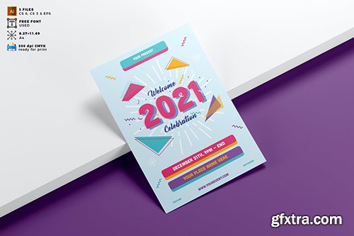 New Year Flyer Template Vol. 01