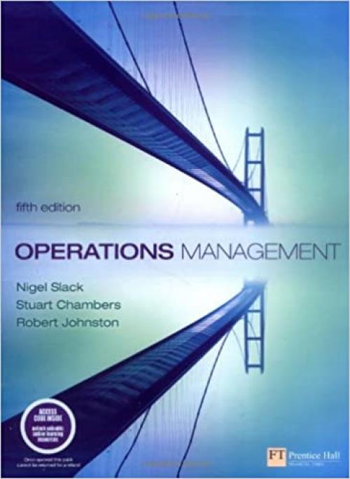  Operations Management (5th Edition) 