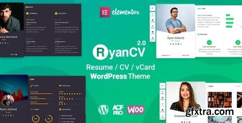 ThemeForest - RyanCV v2.0.4 - CVResume Theme - 22890097