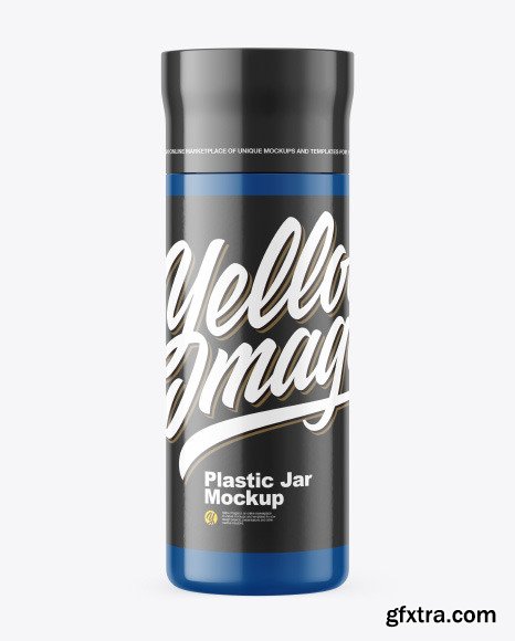 Glossy Plastic Jar Mockup 70504