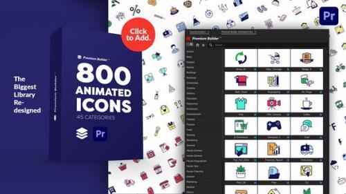 Videohive - PremiumBuilder Animated Icons 