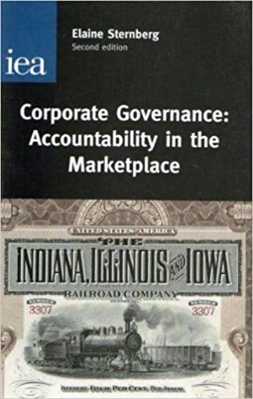  Corporate Governance: Accountability in the Marketplace 