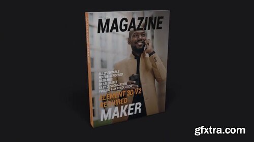 Videohive - Magazine Maker Element 3D V3 - 19627387