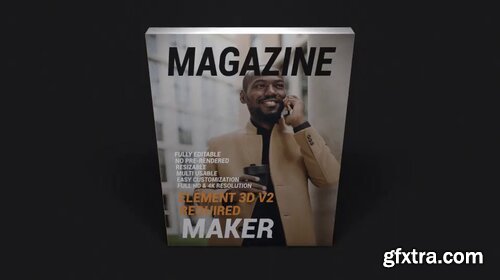 Videohive - Magazine Maker Element 3D V3 - 19627387