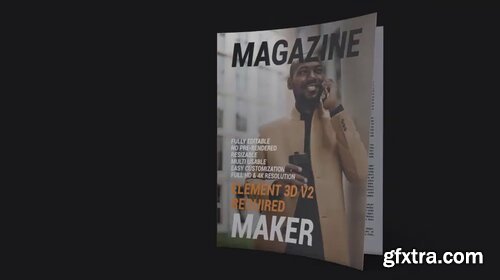 Videohive - Magazine Maker Element 3D V3 - 19627387