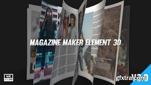 Videohive - Magazine Maker Element 3D V3 - 19627387