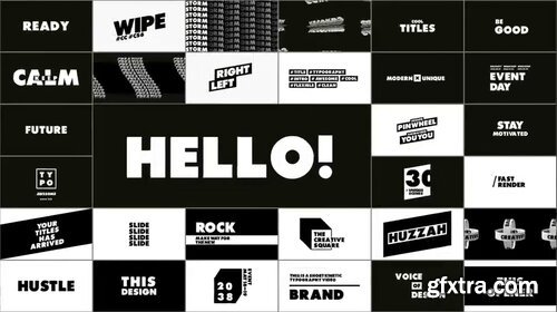 Videohive - Typography &amp; Titles - 28995500