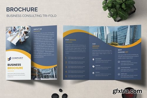 Brochure - Business Consulting Tri-Fold Template