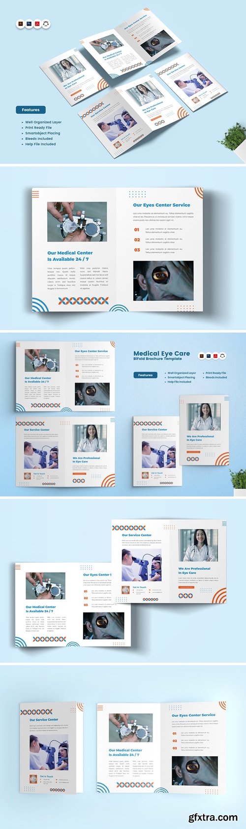 Medical Eye Care Bifold Brochure