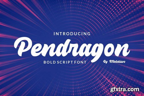 Pendragon - Bold Script Font