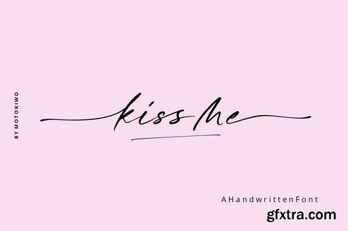 Kiss Me - Beautiful Script Font