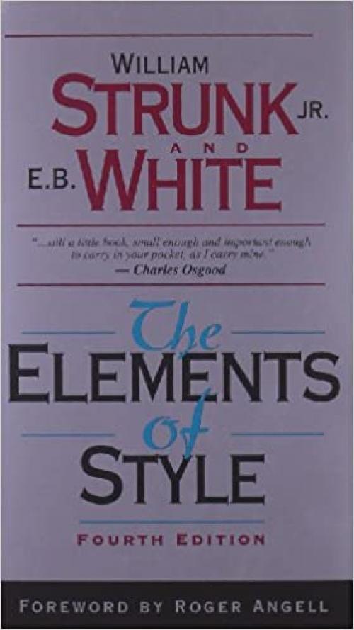  The Elements of Style (4th Edition) 