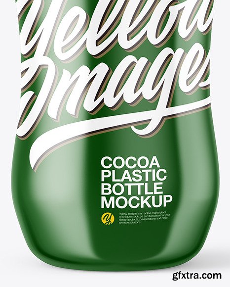 Glossy Plastic Bottle Mockup 70606