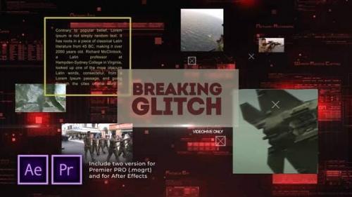 Videohive - Breaking Glitch Presentation Slideshow