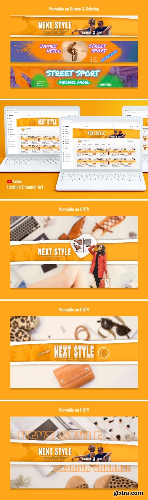 Fashion Youtube Channel Art