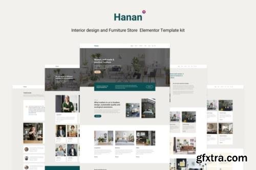 ThemeForest - Hanan v1.0.0 - Interior Design & Furniture Store Elementor Template kit - 29547992