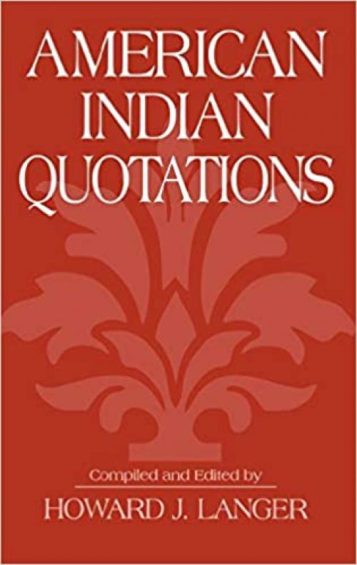  American Indian Quotations 