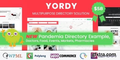 ThemeForest - Yordy v1.4 - Directory Listings WordPress Theme - 23114276