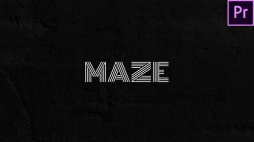 Videohive - Maze - Animated Typeface for Premiere