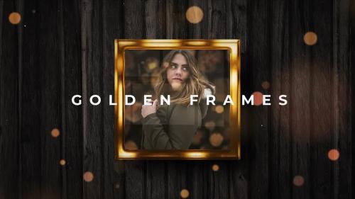 MotionArray - Golden Frames - 805623