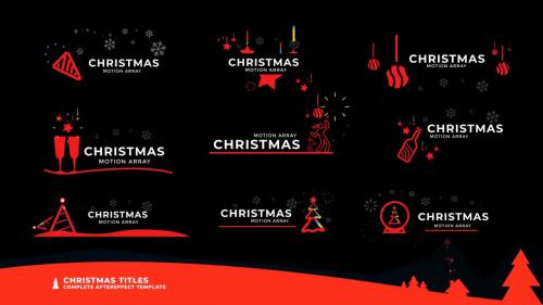 MotionArray - Christmas Icon Titles - 871185