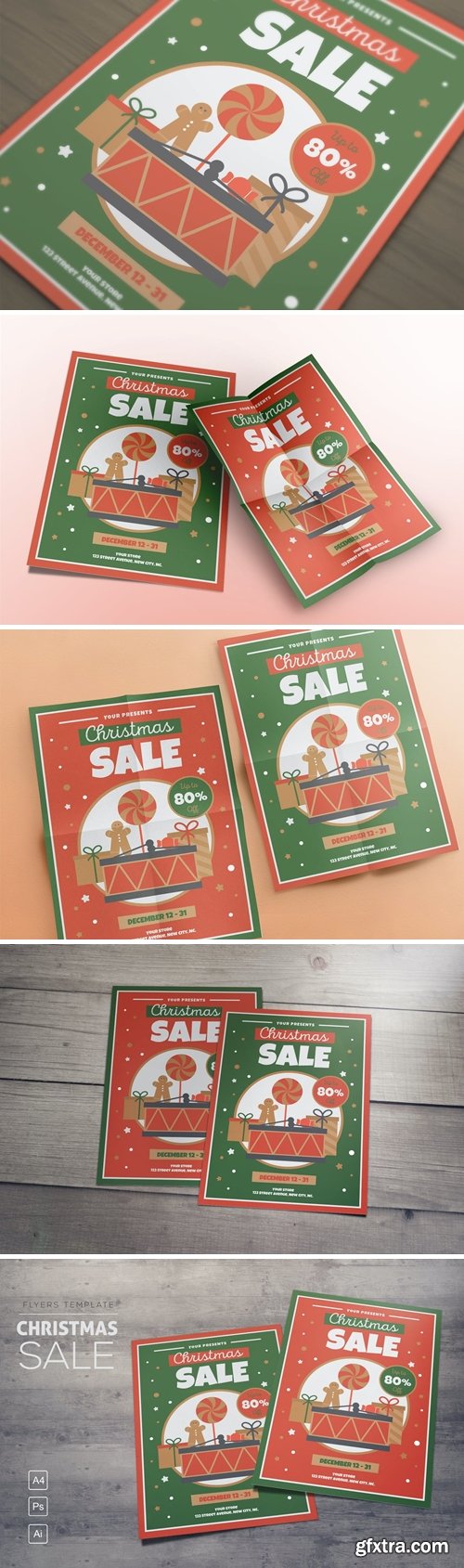 Christmas Sale Flyers Template