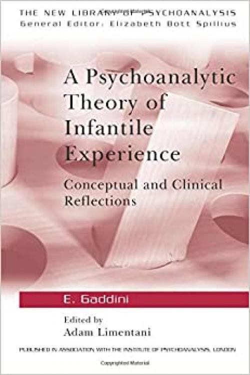  A Psychoanalytic Theory of Infantile Experience: Conceptual and Clinical Reflections (The New Library of Psychoanalysis) 