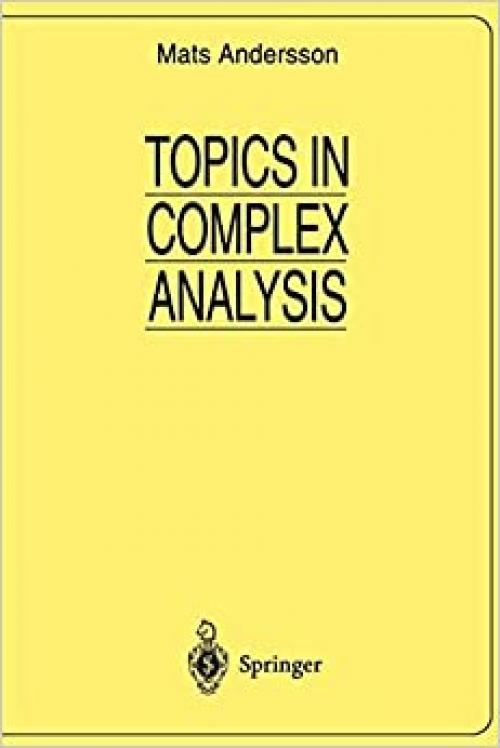  Topics in Complex Analysis (Universitext) 