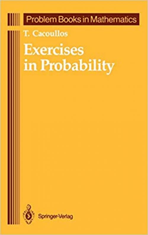 Exercises in Probability (Problem Books in Mathematics) 