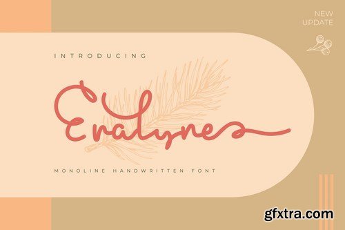 Eralyne Monoline Handwritten Font