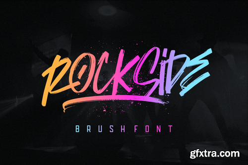 Rockside Brush Font