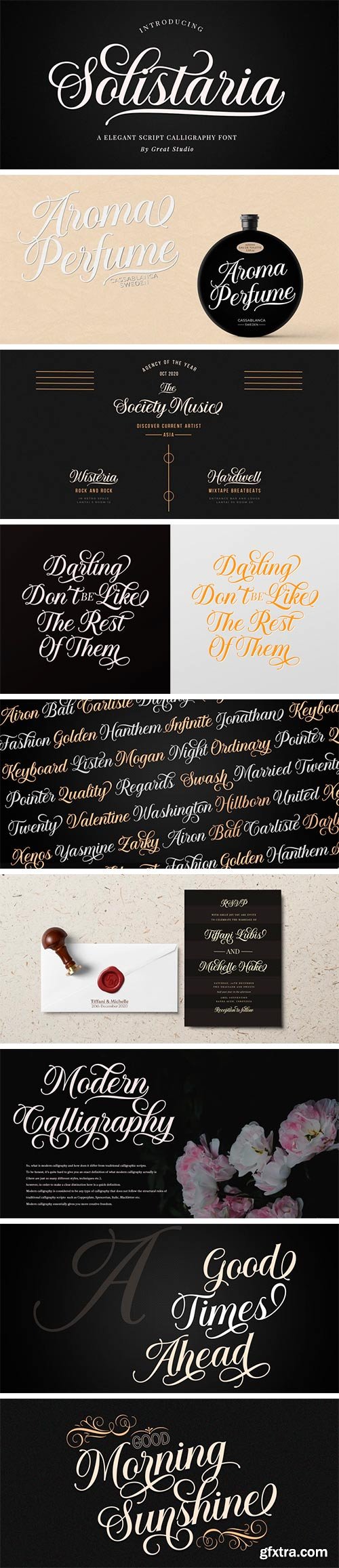 Solistaria Script Font