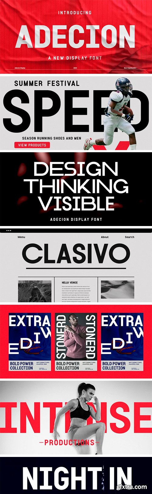 Adecion Font Family