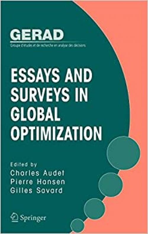  Essays and Surveys in Global Optimization (Gerad 25th Anniversary) 